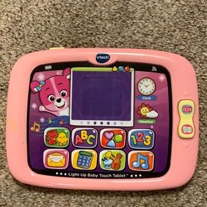 Baby learning tablet with sounds and light